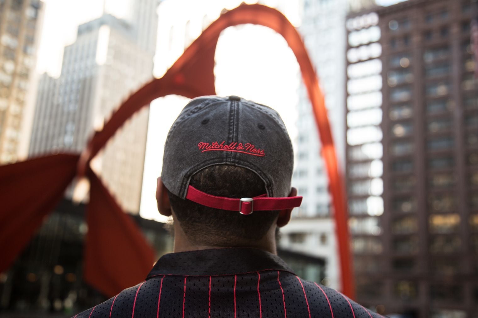 Strapback Cap mit Schnalle von hinten Strapback Cap mit Schnalle von hinten