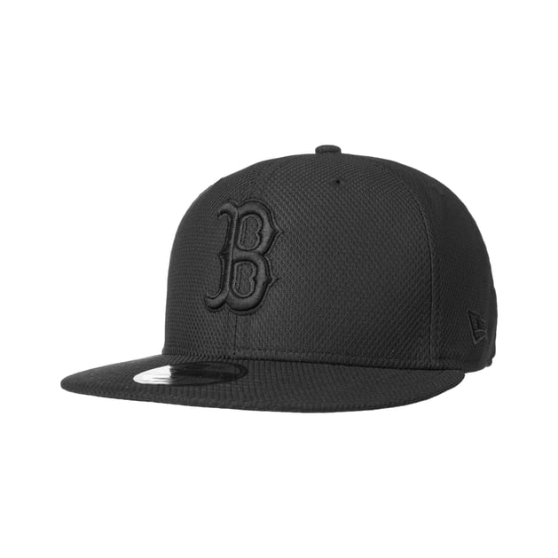 Black on black boston red sox hat on sale