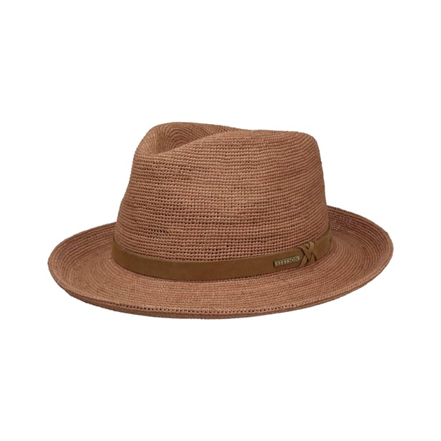 Fedora Crochet Raffiahut by Stetson