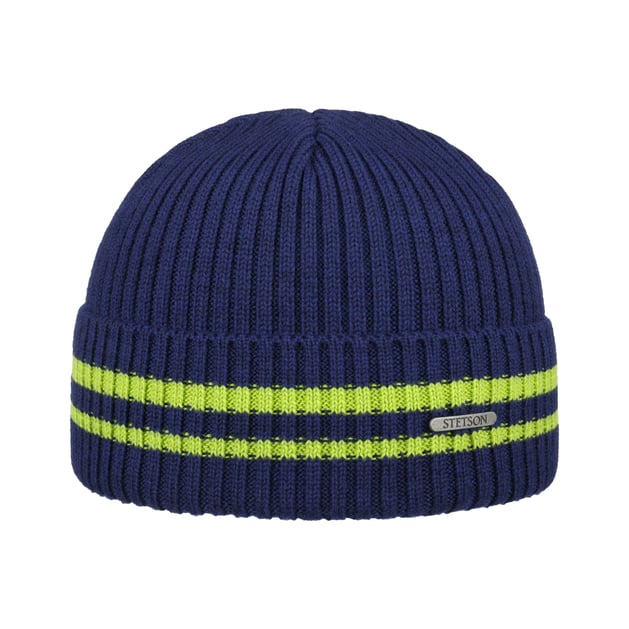 Bonnet Beanie Rayé Femme Universal Thread – Bleu Marine, Neuf